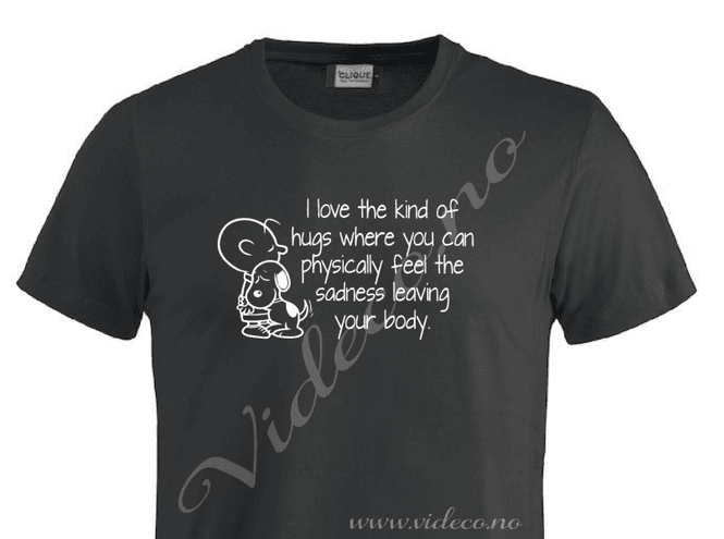Hovedbilde tshirt - I love the kind of hugs
