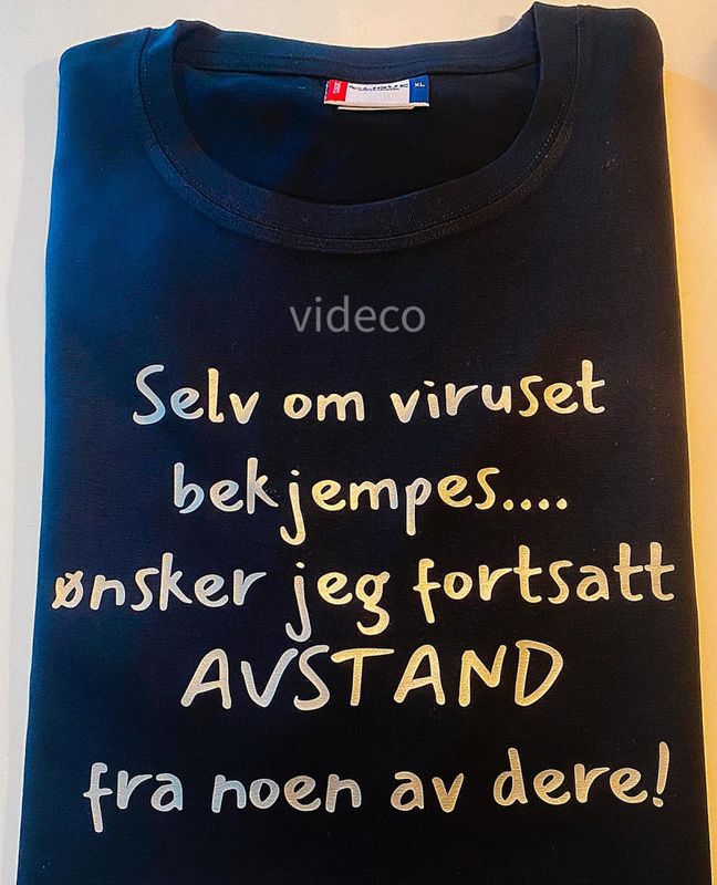 T-shirt, Selv om viruset blir bekjempet..
