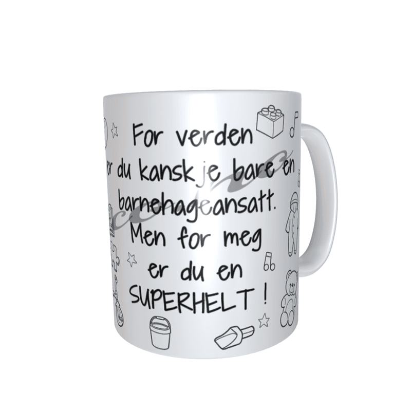 Barnehagekopp m/figurer