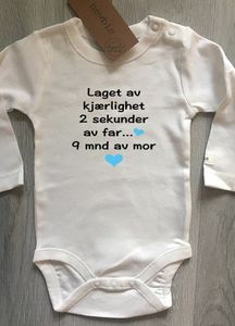 Hovedbilde Body - Laget av kjærlighet / gutt