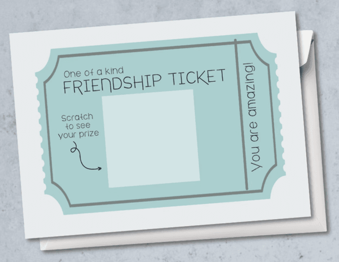 Hovedbilde Skrapekort - Friendship ticket