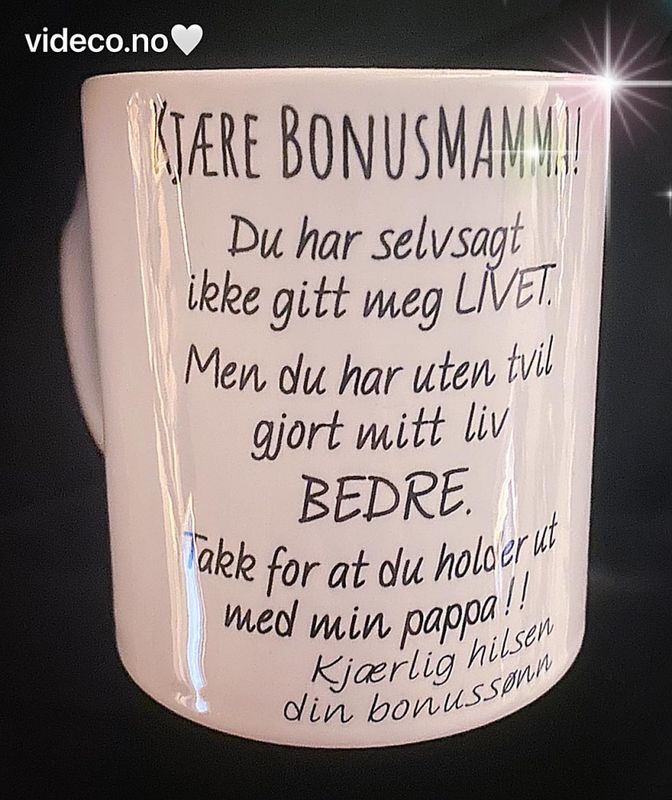 Kopp-Kjære bonusmamma/bonuspappa