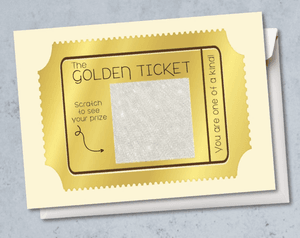 Hovedbilde Skrapekort - Golden ticket