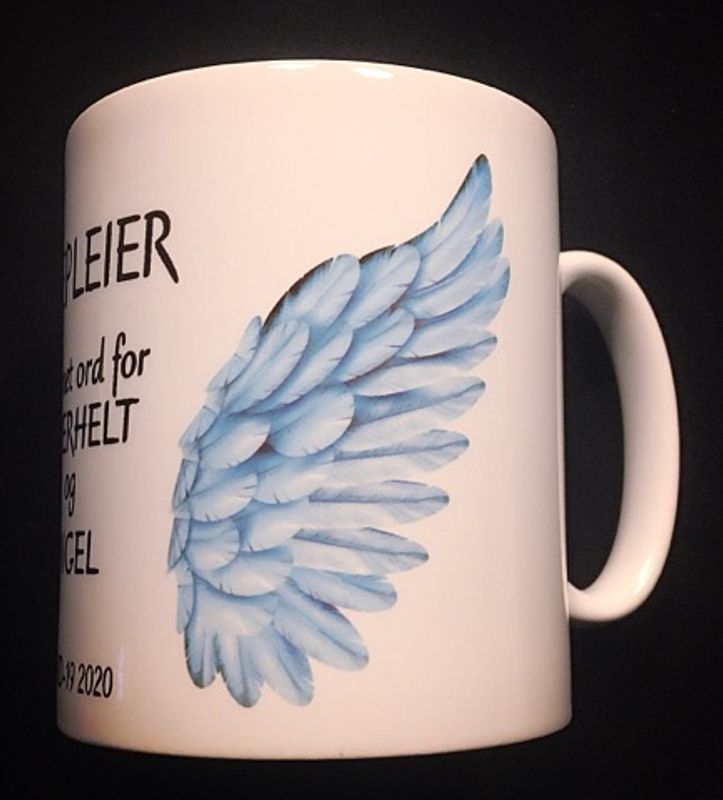Kopp- sykepleier m/vinger,blå