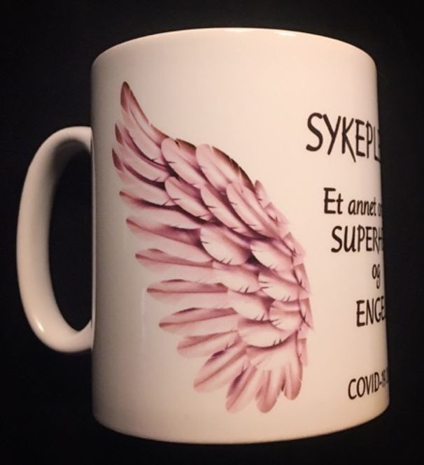 Hovedbilde Kopp- sykepleier m/vinger,rosa