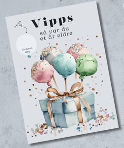 Hovedbilde Vipps bursdagskort - Cakepops