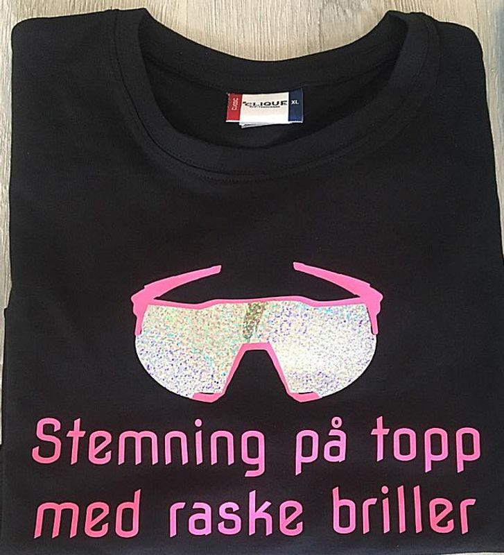 T-SHIRT- raske briller