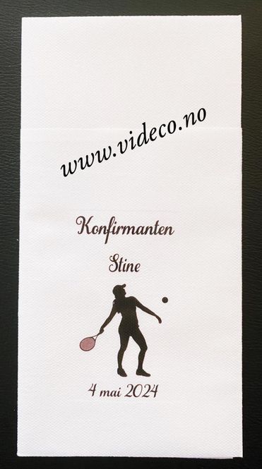 Hovedbilde Serviett - Tennis / jente