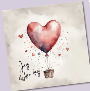 Hovedbilde Kort - Jeg elsker deg