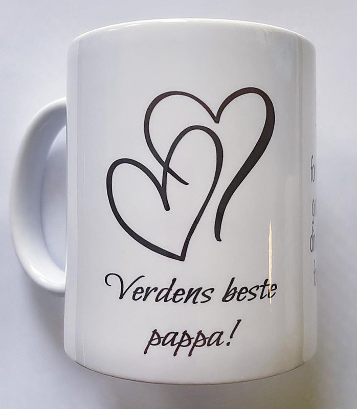 Kopp- Verdens beste Pappa / Mamma