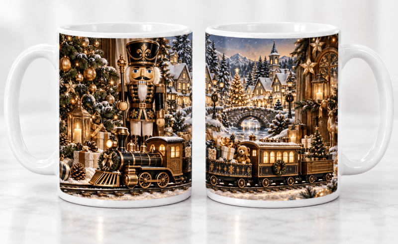 Kopp - Julemotiv m/tog