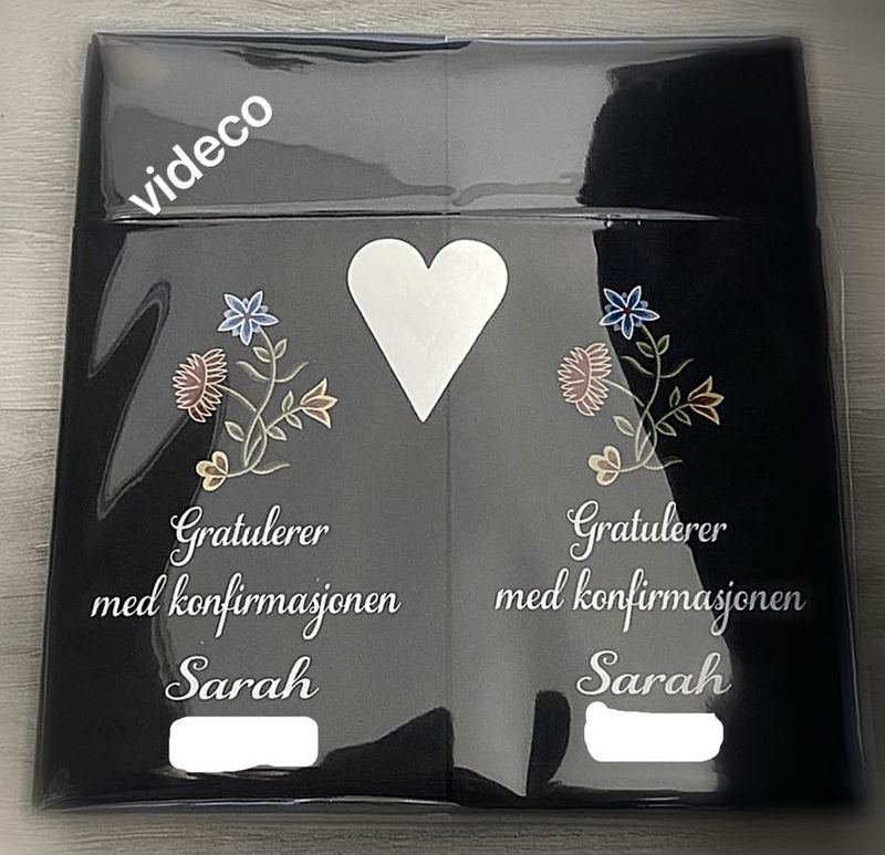 Serviett m/trykk- Konfirmasjon/bunad