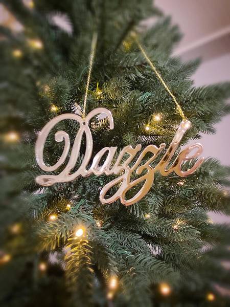 Hengepynt /juletrepynt tekst