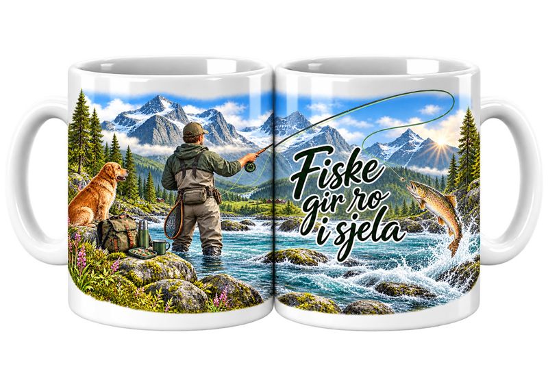Kopp - Fiske gir ro i sjela