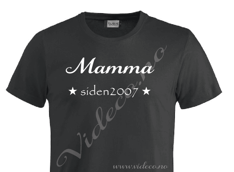 T-shirt - Mamma/Pappa siden