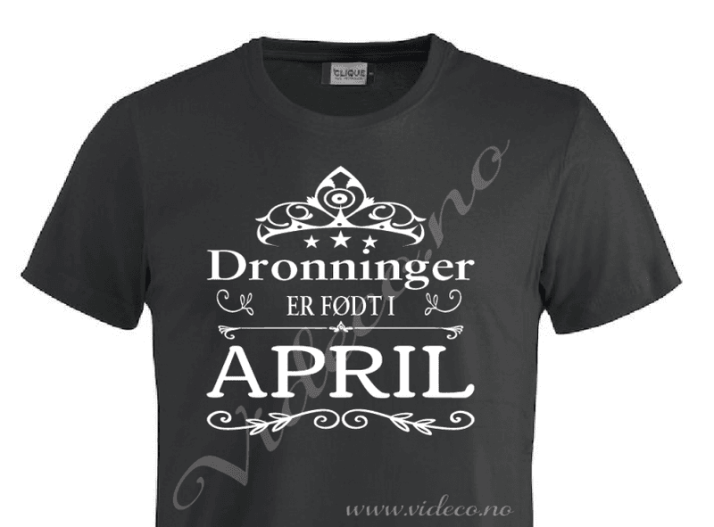 T-shirt - Dronning