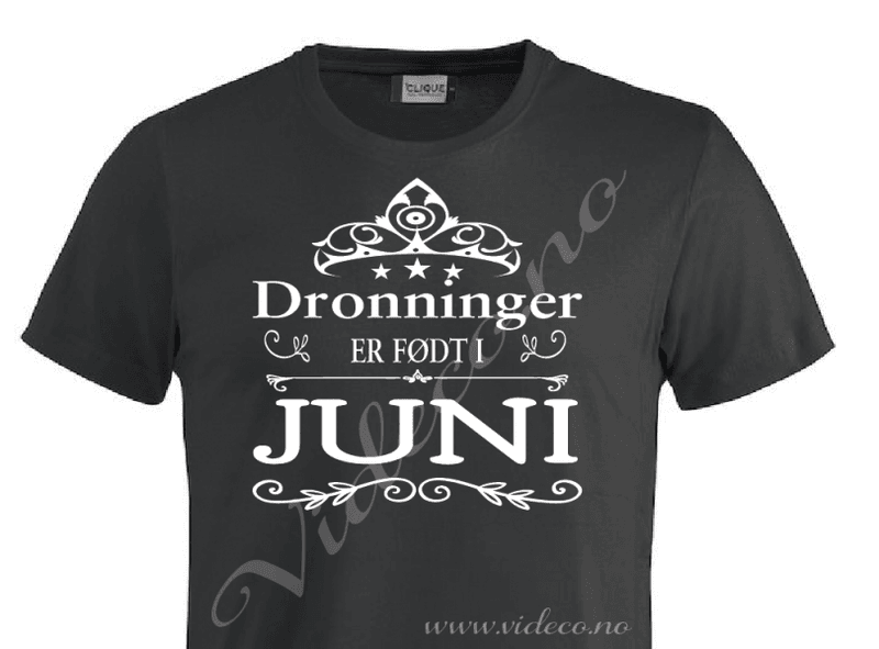 T-shirt - Dronning